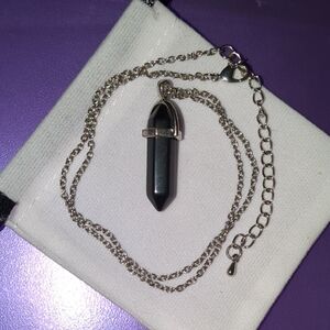 Elegant Black Pendant Necklace
